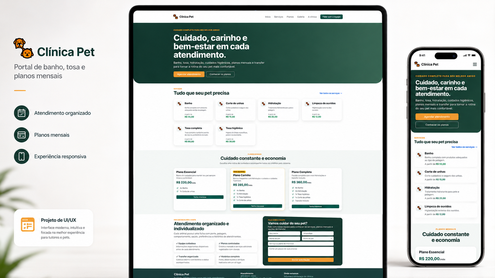 Pet Shop - Agenda e Clubinho